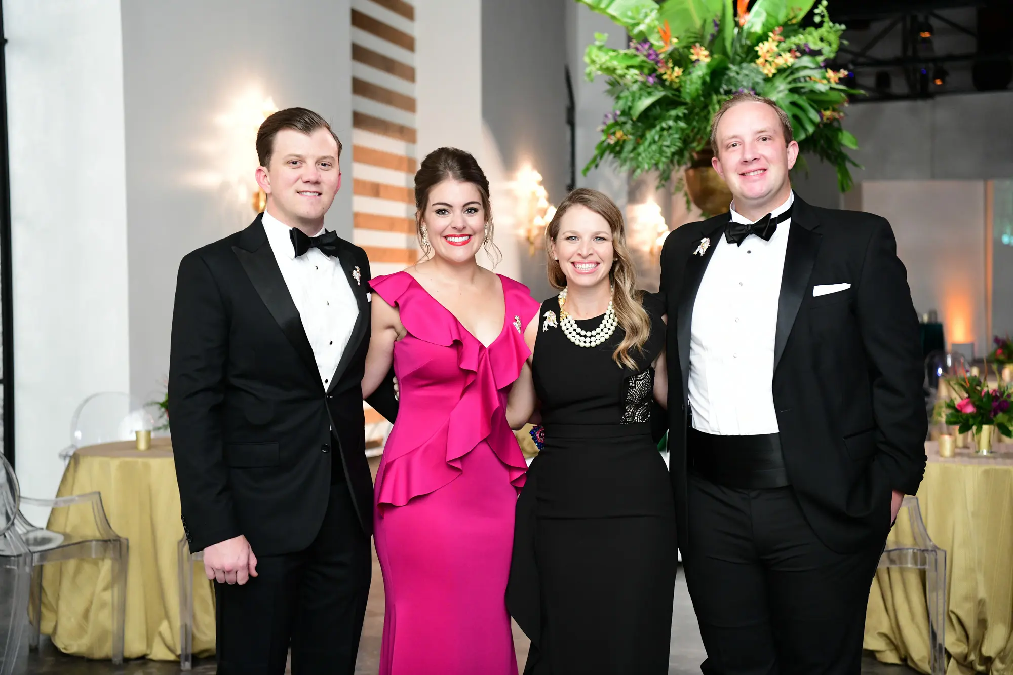 Chairs Cameron Stubbs, Morgan Stautzenberger, Amy & Kyle McCully (Photo by Daniel Ortiz)