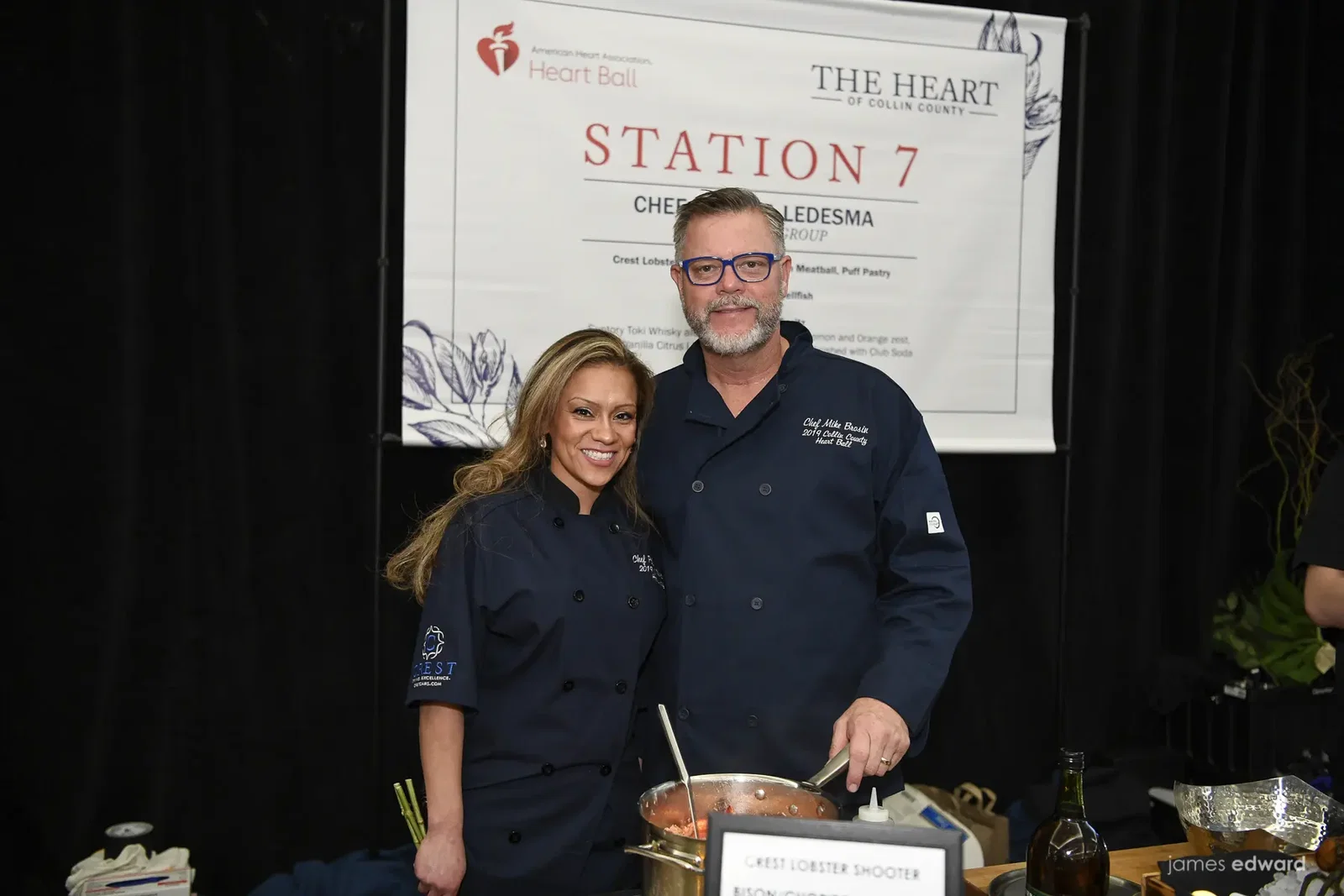 Chef Paloma Ledesma and Mike Brosin 