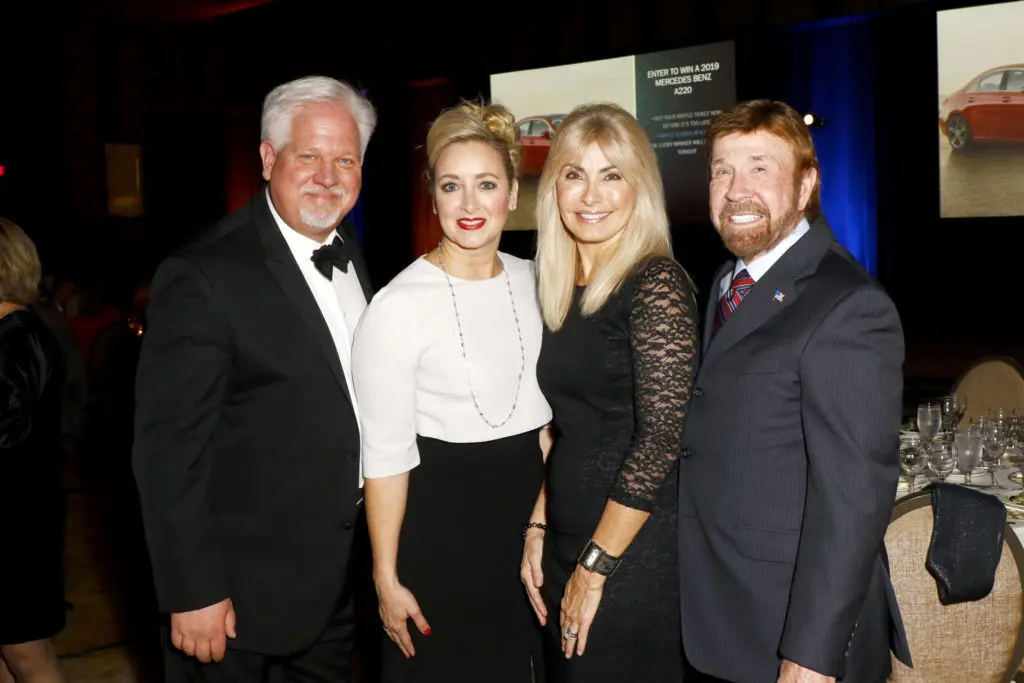 Angel Award Presented to Glenn Beck at Emotional Mercury One Gala in Dallas
