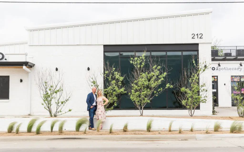 Thirty Eight & Vine owners Sam and Jennifer Demel were inspired by wine bars they visited across the country. (Photo by Nancy Farrar)