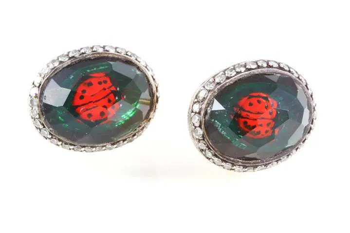 Sevan Bicakci, ladybug earrings, $7,300