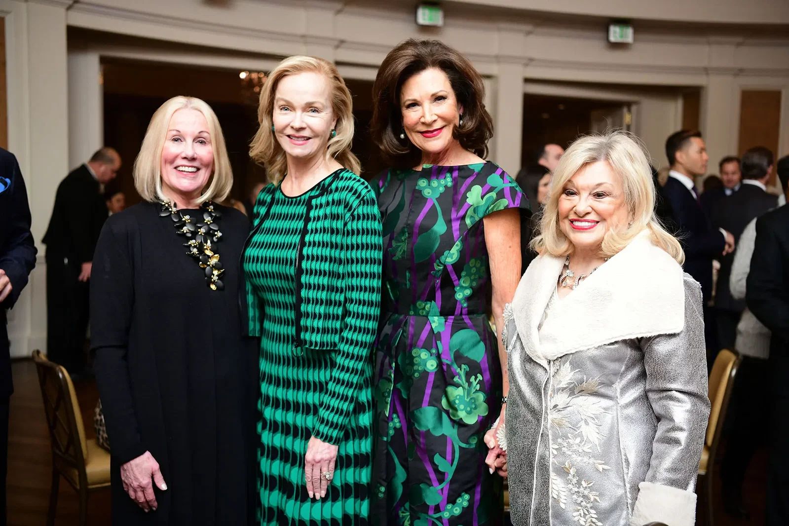 Elsie Eckert, Alice Mosing, Betty Hrncir, Sindey Faust (Photo by Daniel Ortiz)