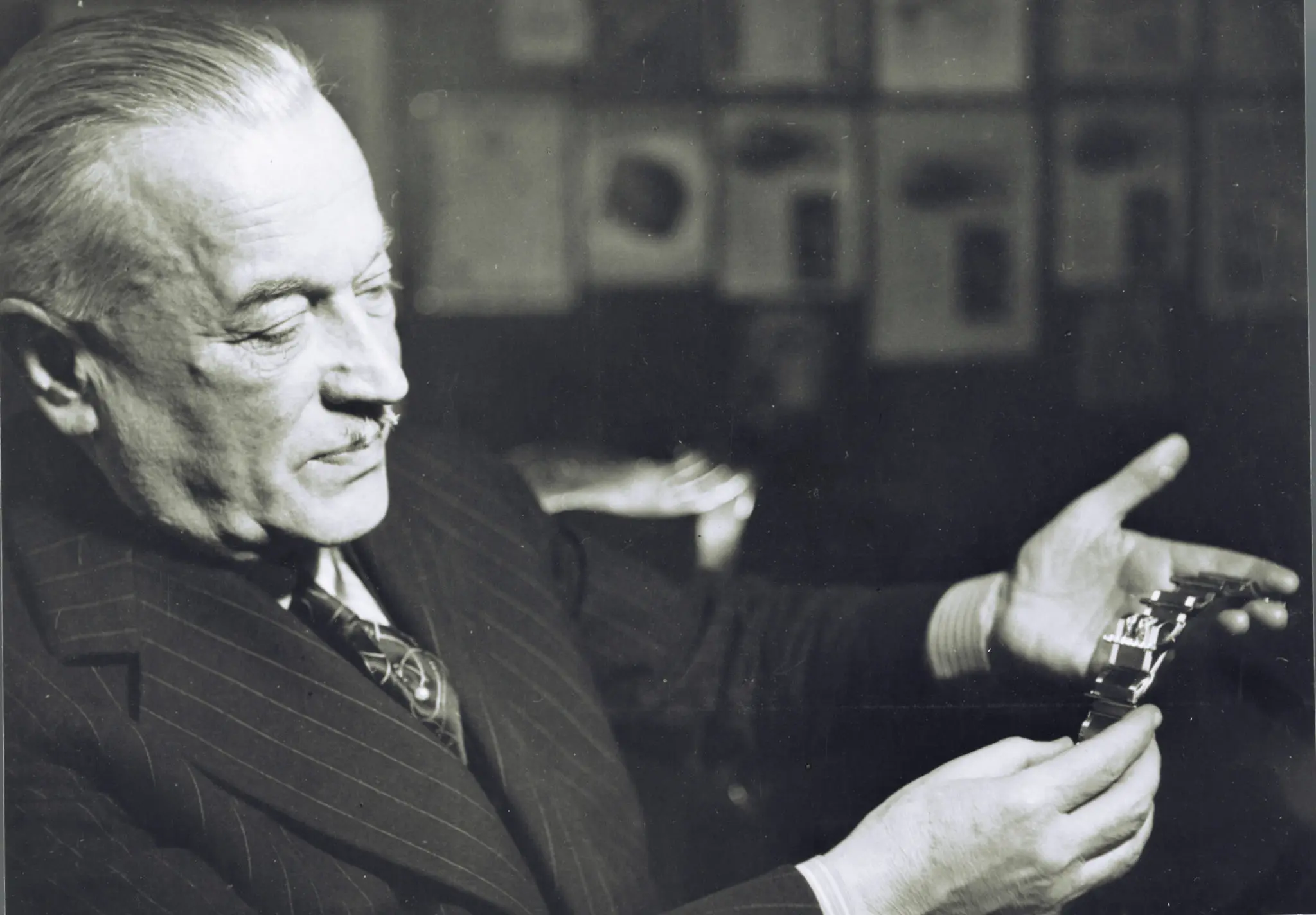 Rolex founder Hans Wilsdorf, around 1942.
