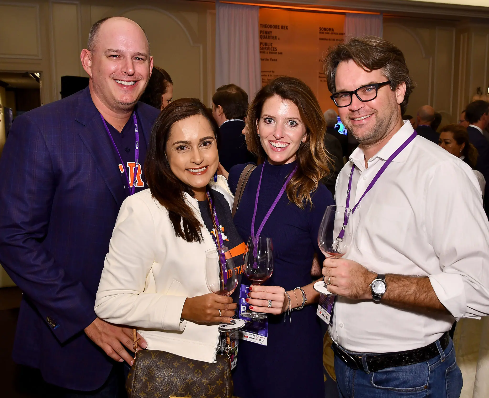 Truett & Elva Akin, Anne Eubank, Charles Brown