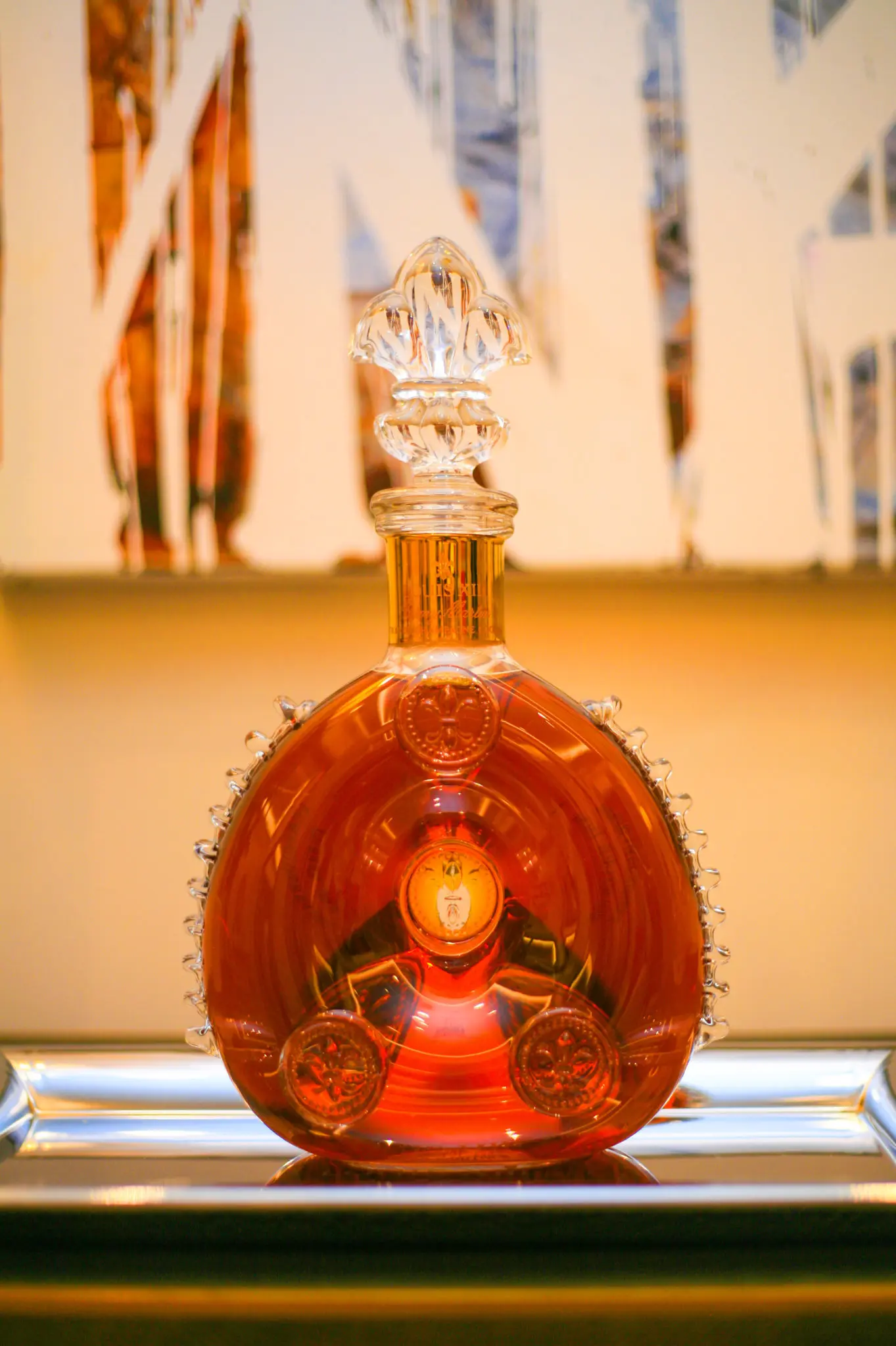 Tastings of the 100-year-old Louis XIII cognac were part of the Ferrari Festival kick-off entertainment. (Photo by Chris Bachman)