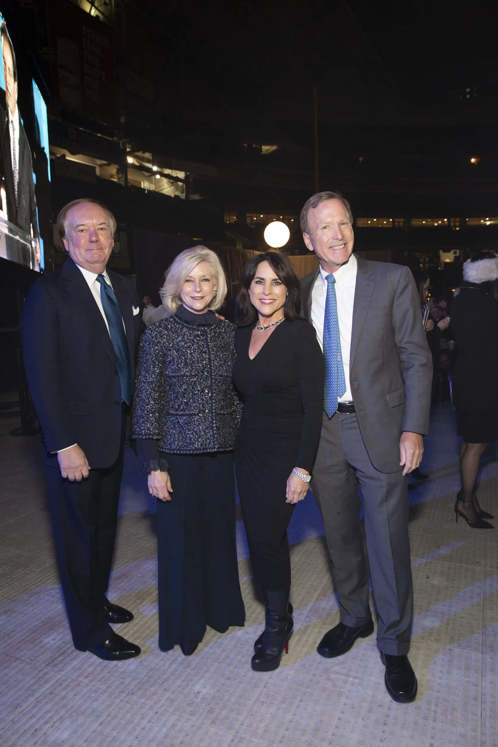 John & Ann Bookout, Maria & Neil Bush (Photo by Jenny Antill)
