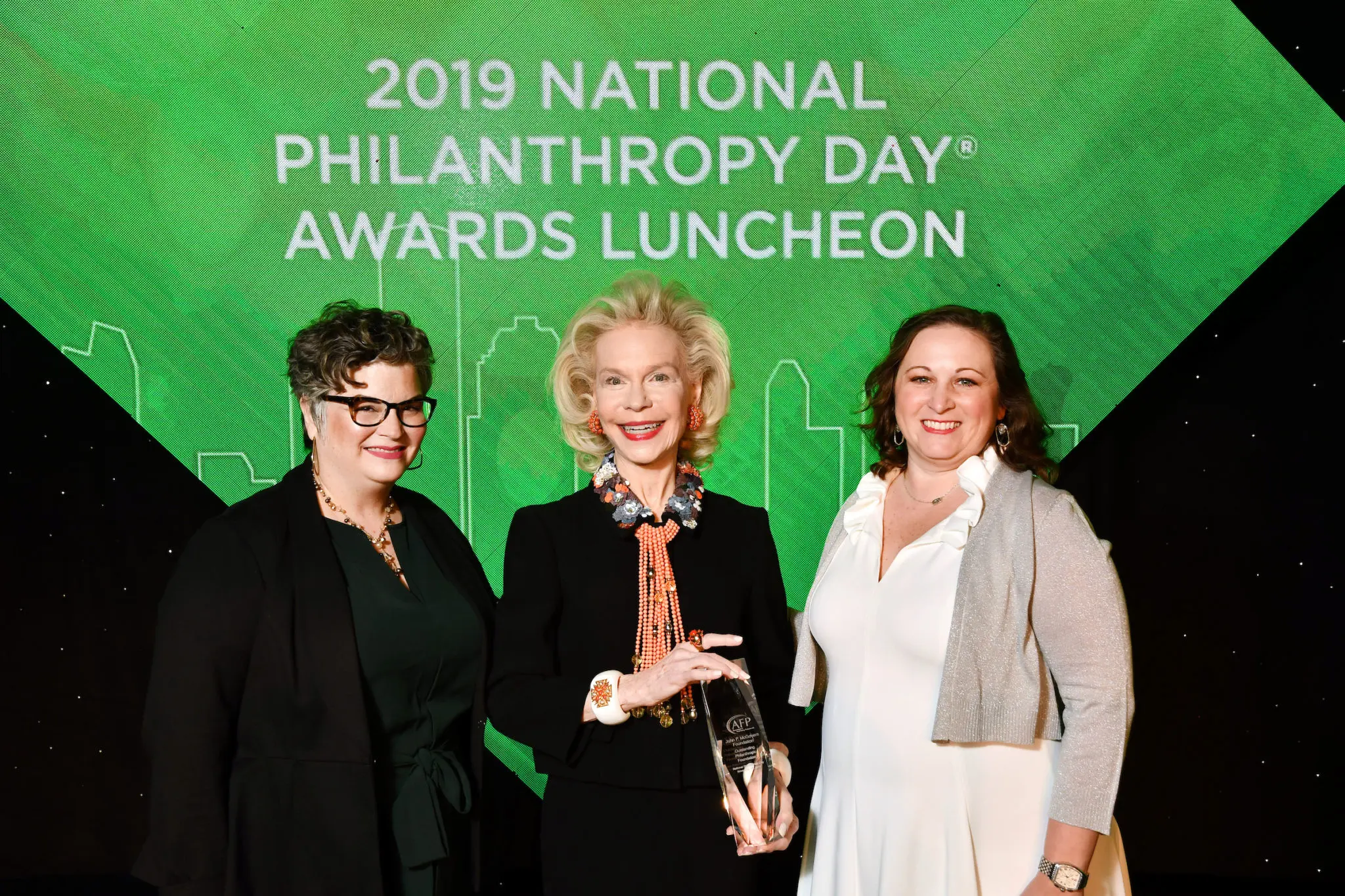 Kate Yadan, Lynn Wyatt and Amy Lampi (Photo by Dave Rossman)