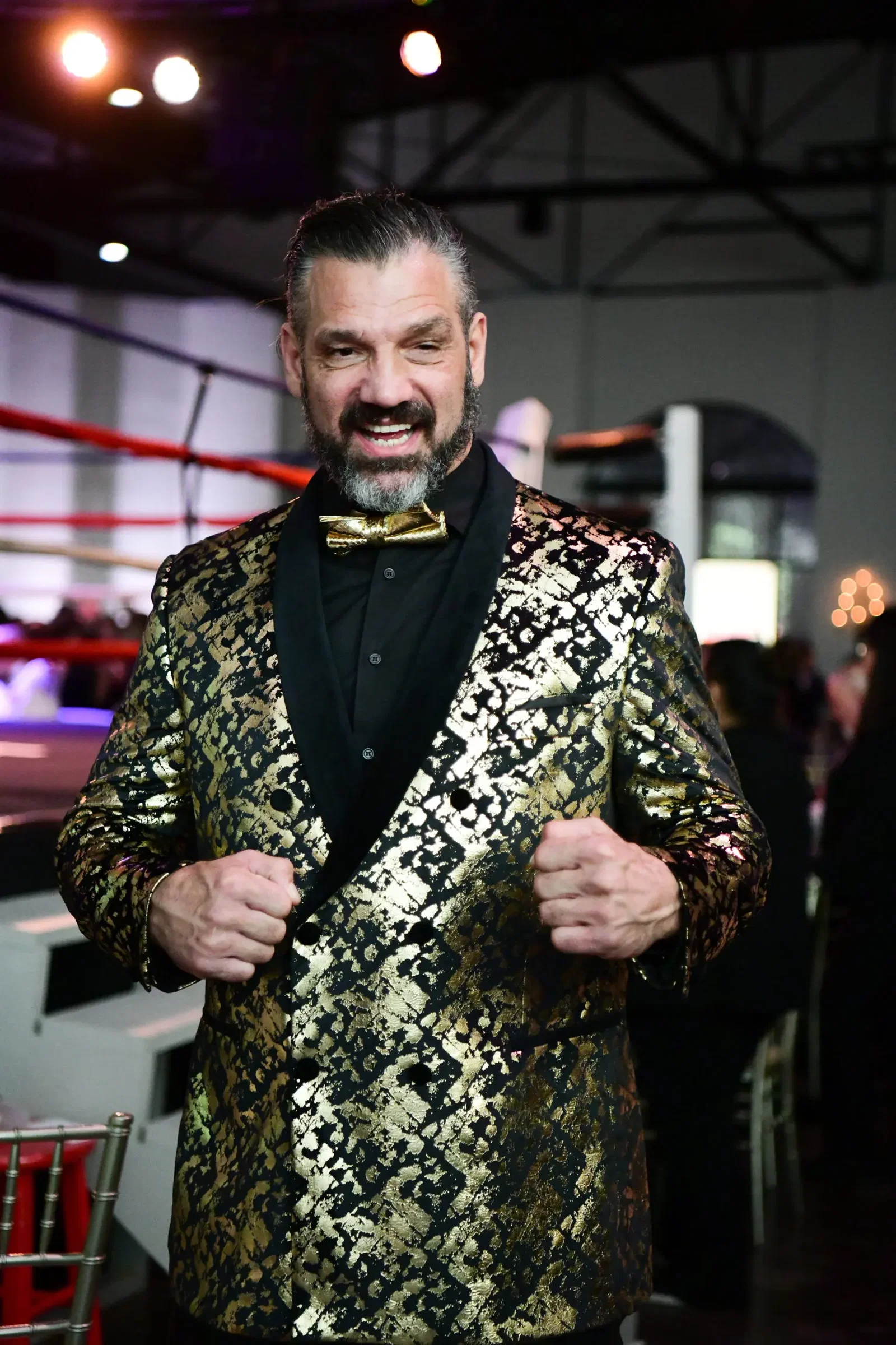 Lou Savarese at Black Tie Boxing (Photo by Daniel Ortiz)