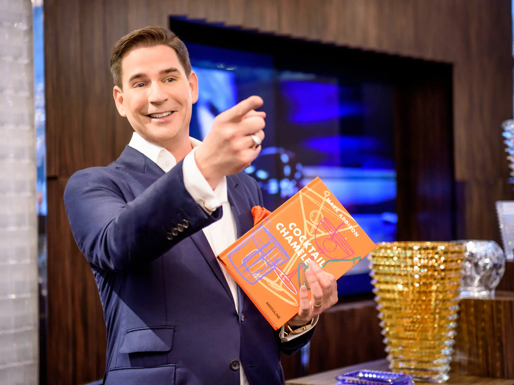 Mark Addison, the Cocktail Chameleon, will be at Christofle Houston Tuesday, November 12, 6 - 8 pm, and Christofle Dallas, Wednesday, November 13, 6-8 pm, crafting cocktails and signing his book, "Cocktail Chameleon."