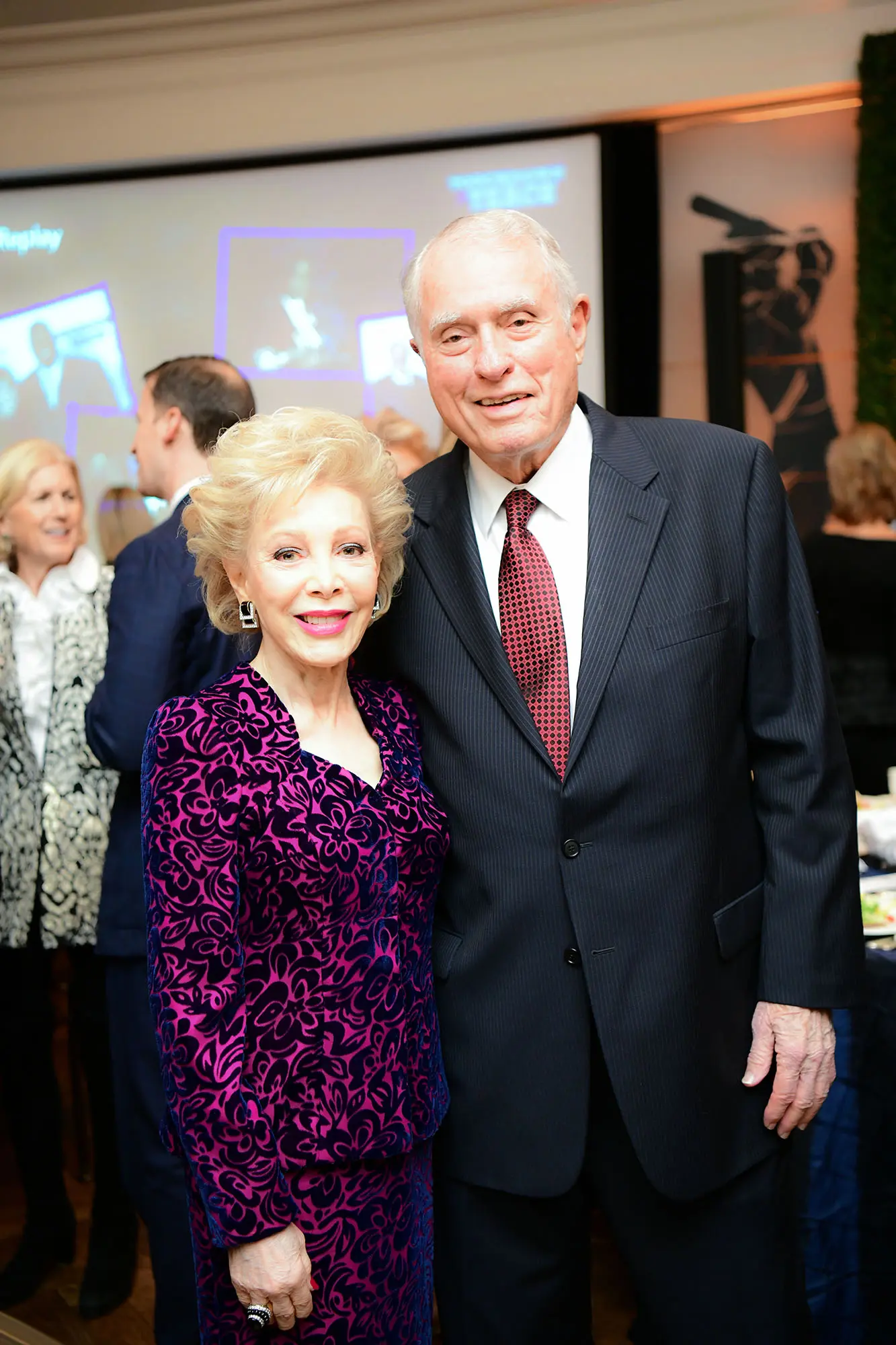Margaret Alkek Williams, Jim Daniel (Photo by Daniel Ortiz)