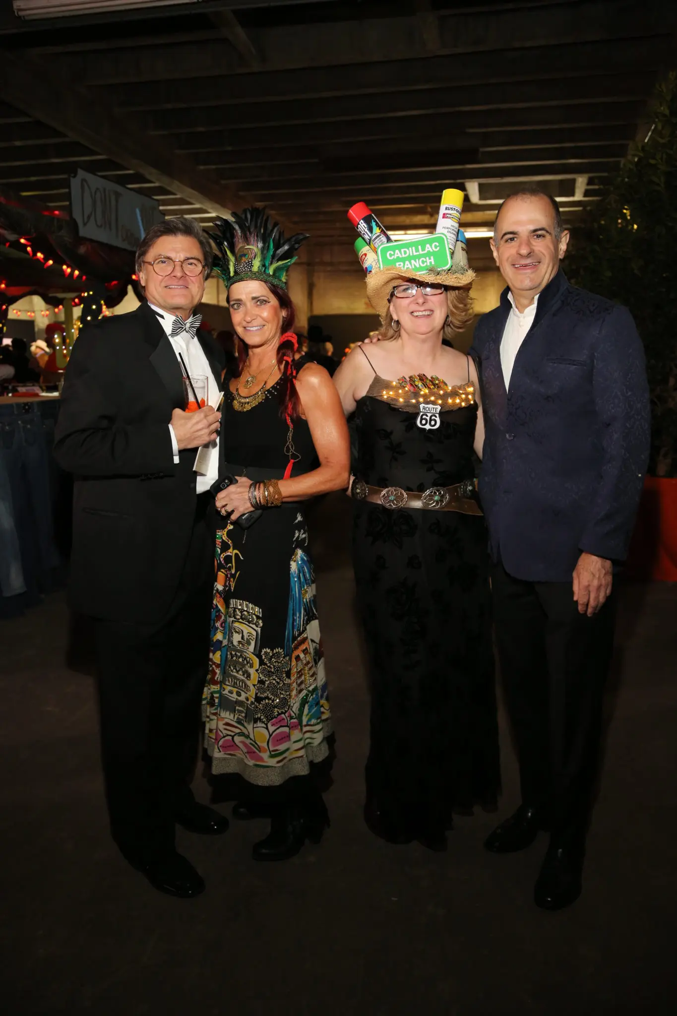 Michael & Gayle Collins, Karen & Cameron Rezai (Photo by Mike Herrera)