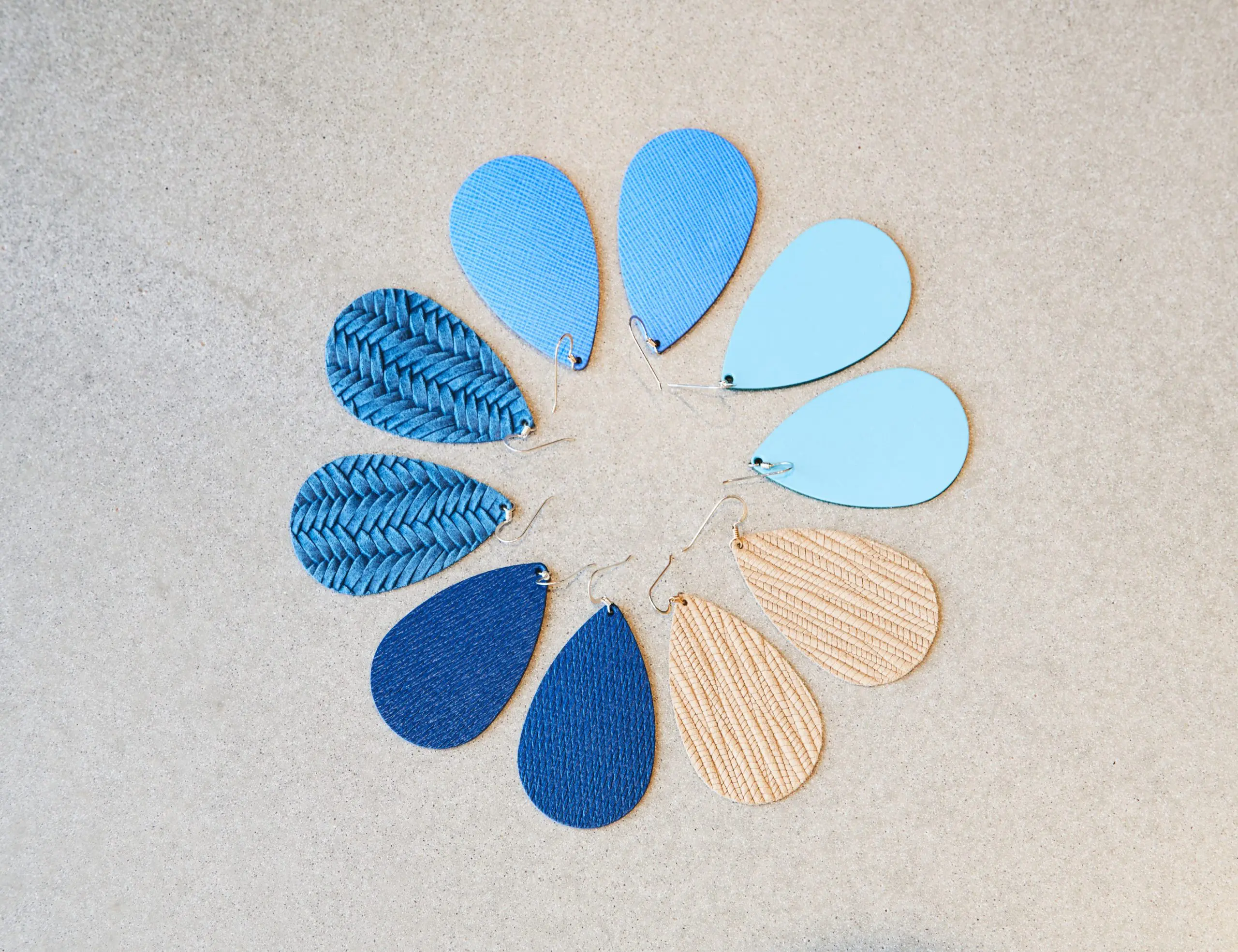 Teardrop earrings are their signature style.