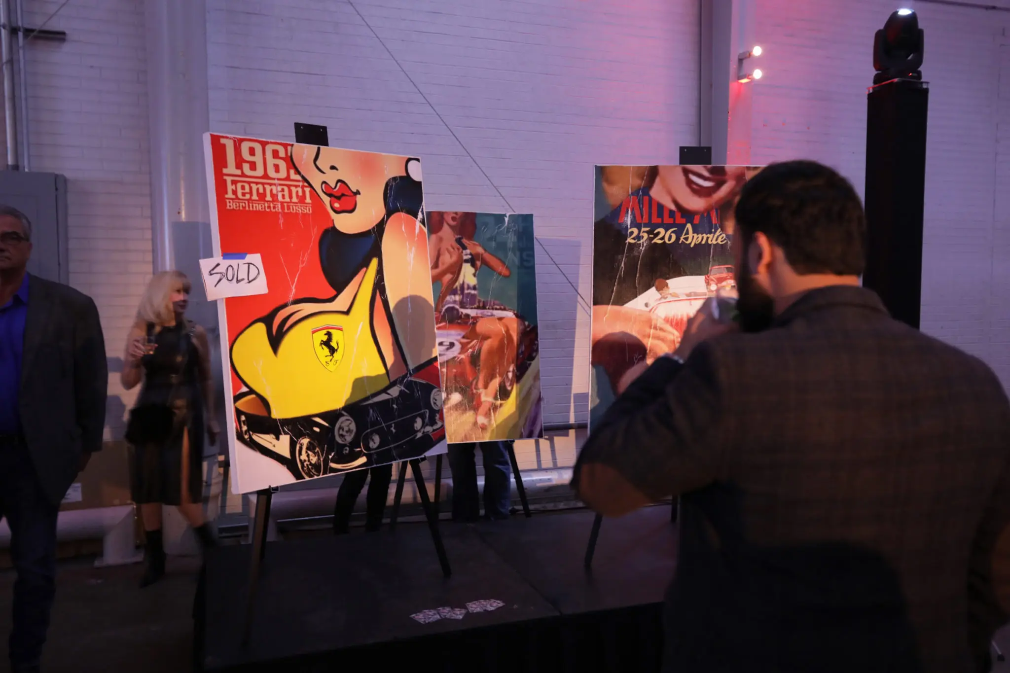 Ferrari-inspired artwork by P. Blackwell of Houston