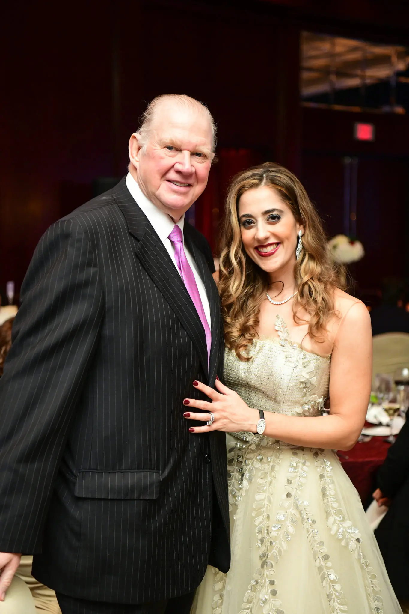 Civic leader and philanthropist Paul G. Somerville for whom the Legacy Award was named with his wife, Kristina.   (Photo by Daniel Ortiz)