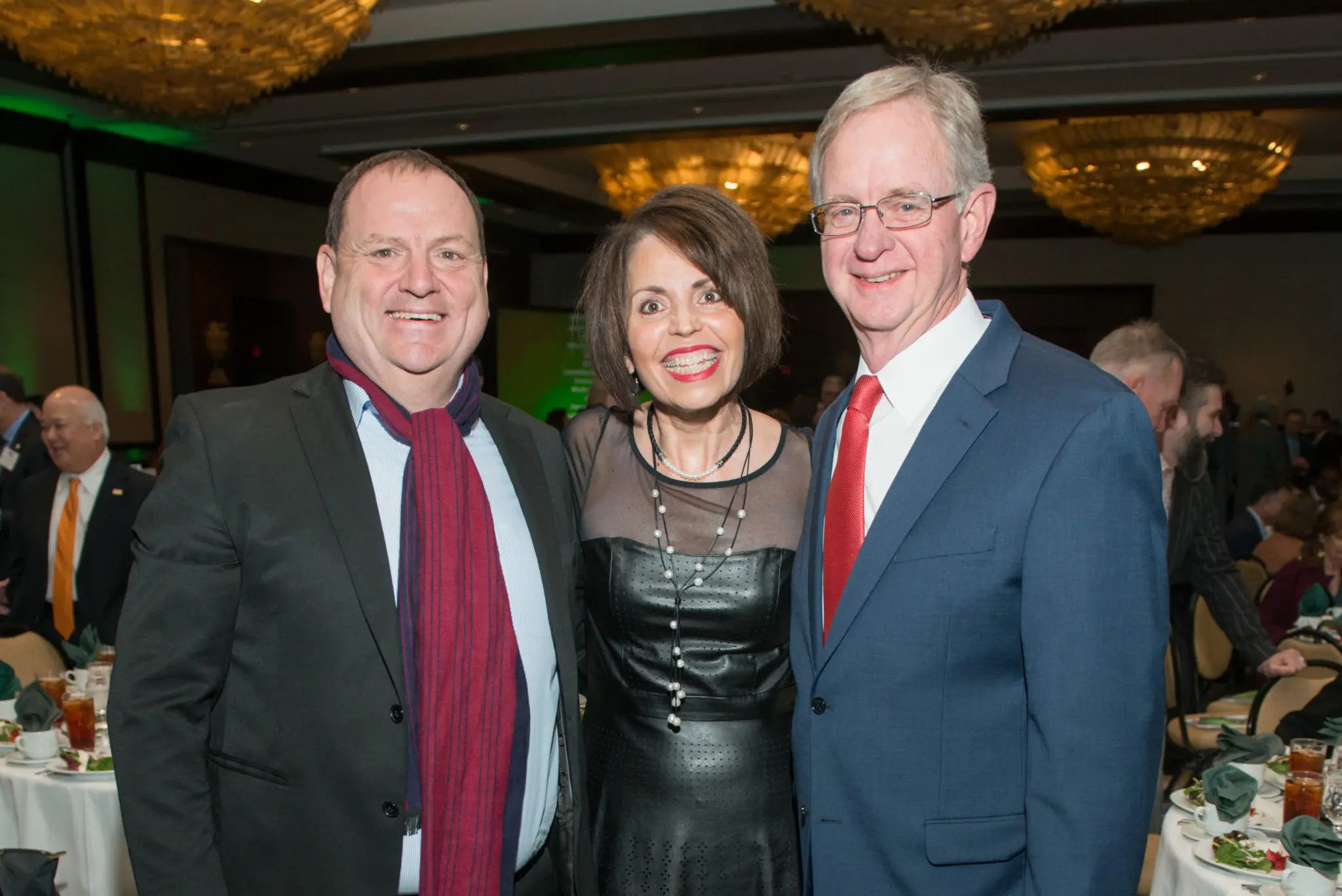 Perryn Leach, Elisabeth and Hank Rush (Photo by Jacob Power)