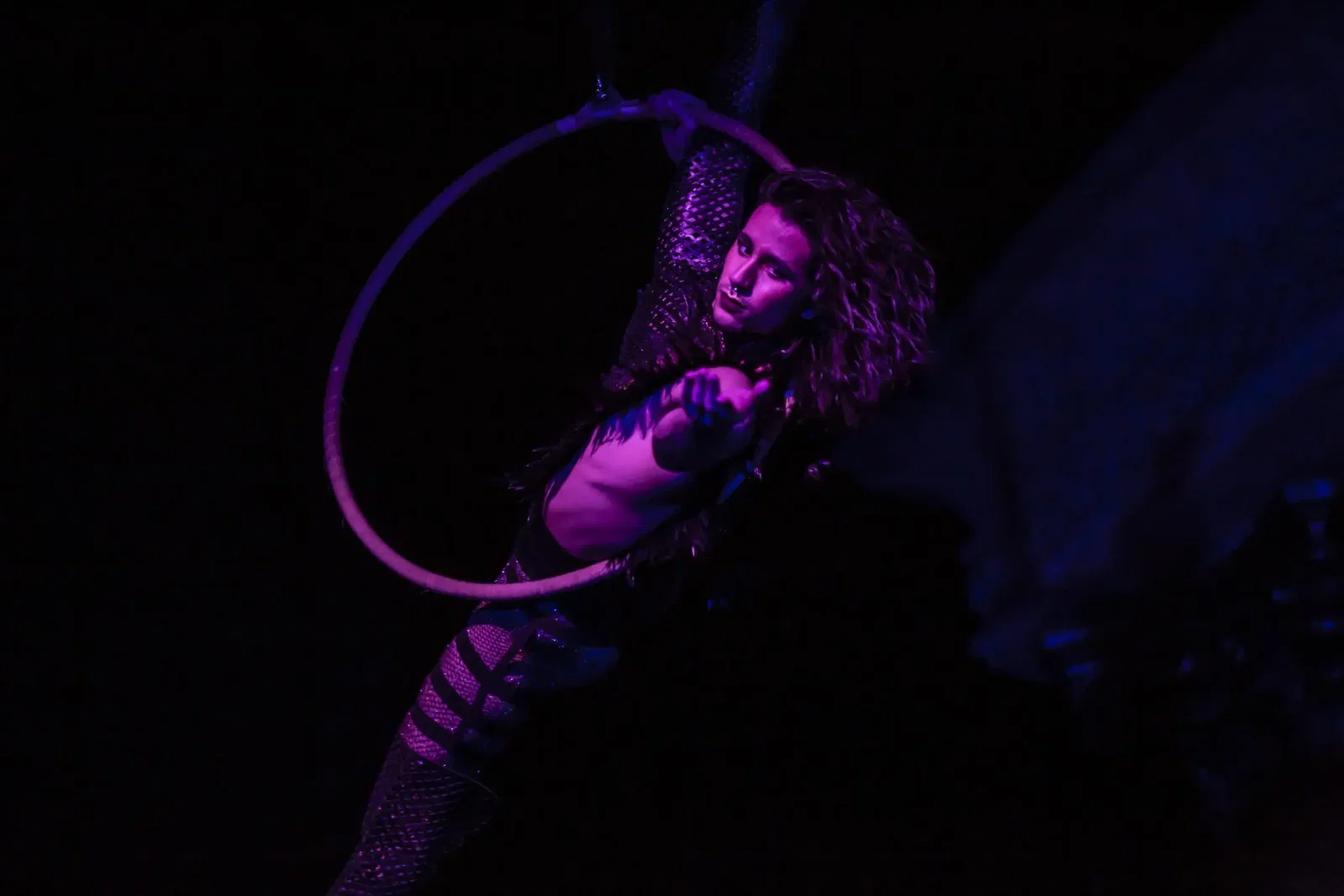 The supernatural creatures of Pulsate beckon into the night.  (Photo by Claire Logue)
