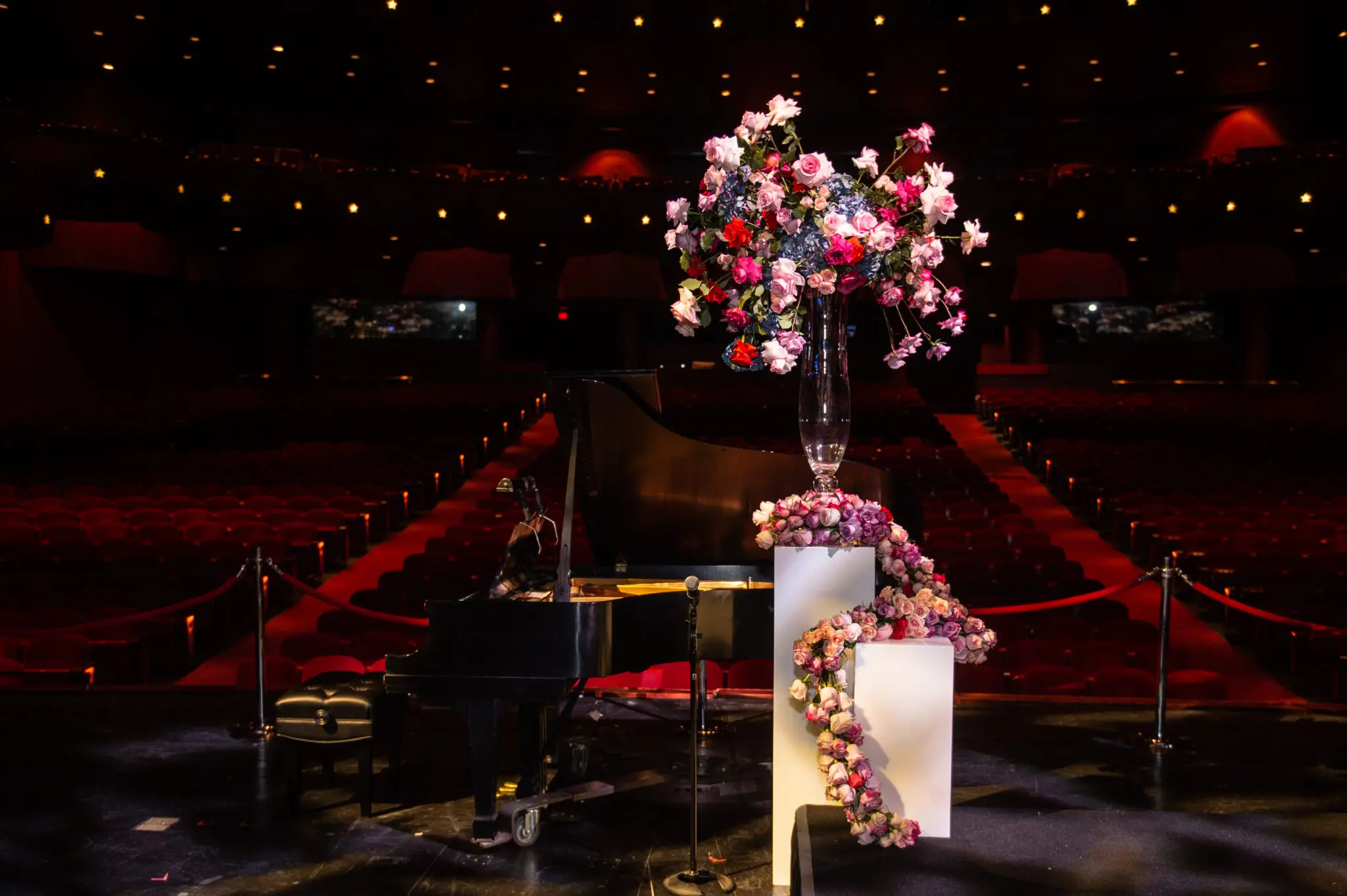 Decor by The Events Company for the Houston Grand Opera recital (Photo by Wilson Parish)