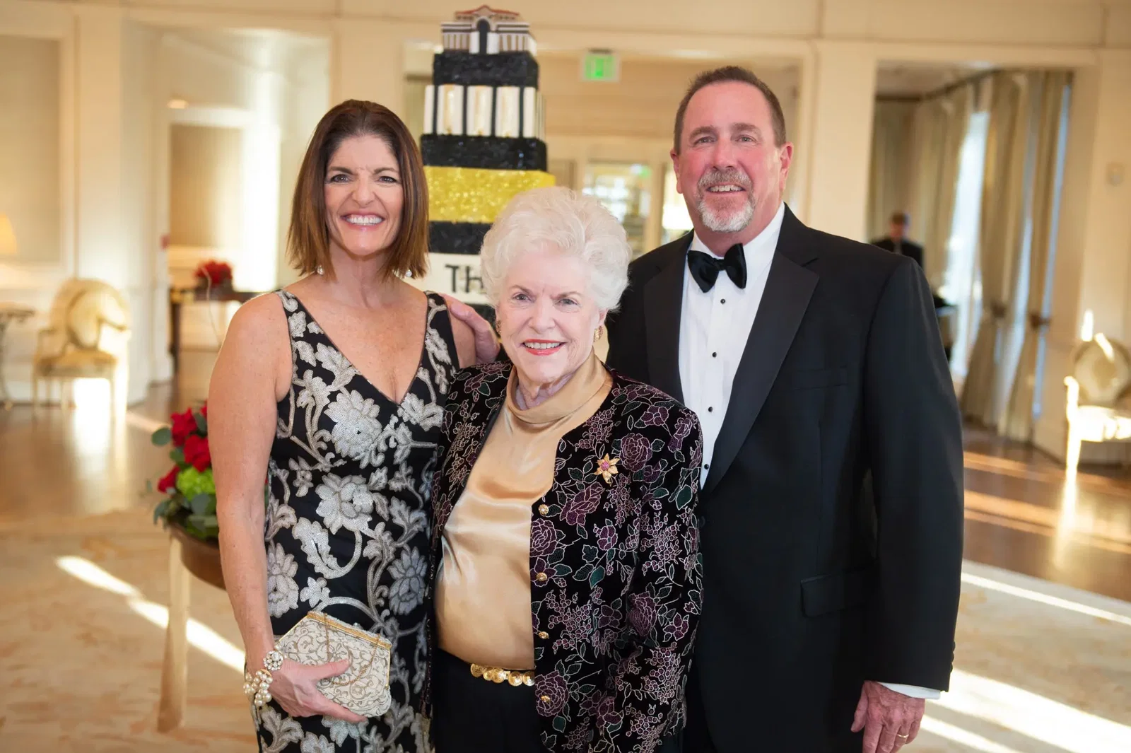 Sarah Hill, Honoree Jane Braden, Jim Hill   (Photo by Wilson Parish)