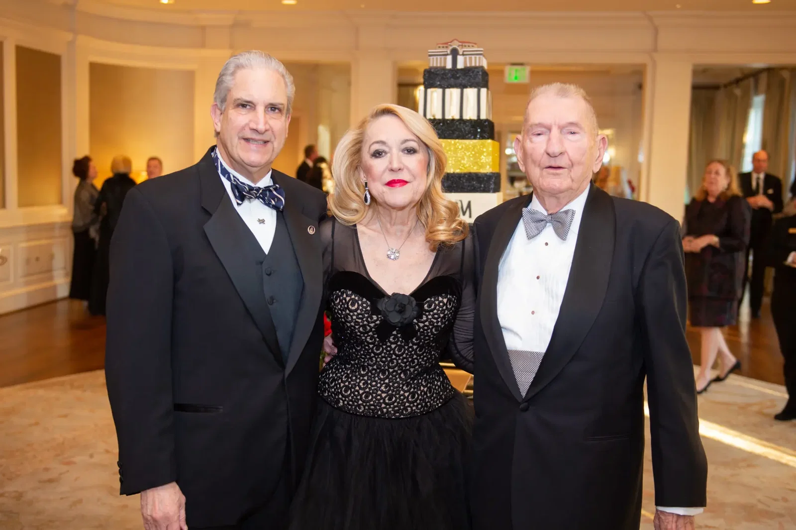 Dr. Robert & Alicia Jackson, Charles Hall (Photo by Wilson Parish)