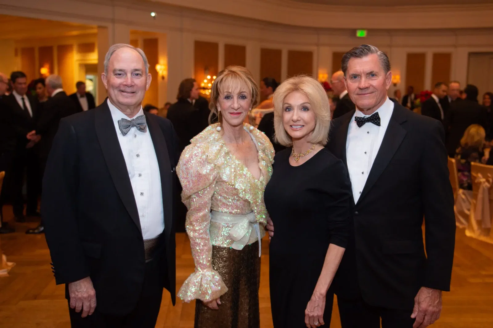 Bob & Louise Parsley, Beth Young, Henry Hagendorf  (Photo by Wilson Parish)