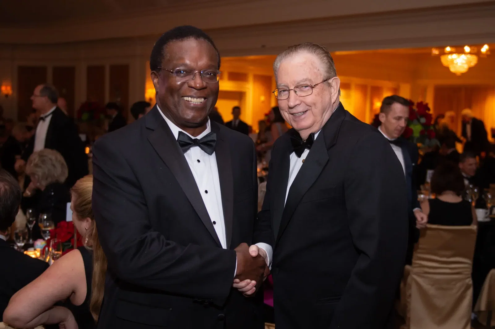 Dr. Ewan Johnson, Dr. Kenneth Mattox  (Photo by Wilson Parish)