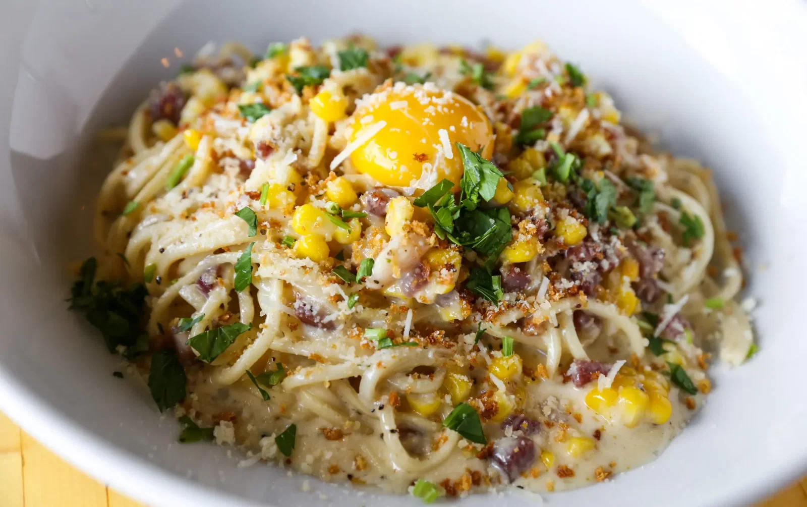 Zoli's Fort Worth will serve dishes like the roasted corn carbonara.
