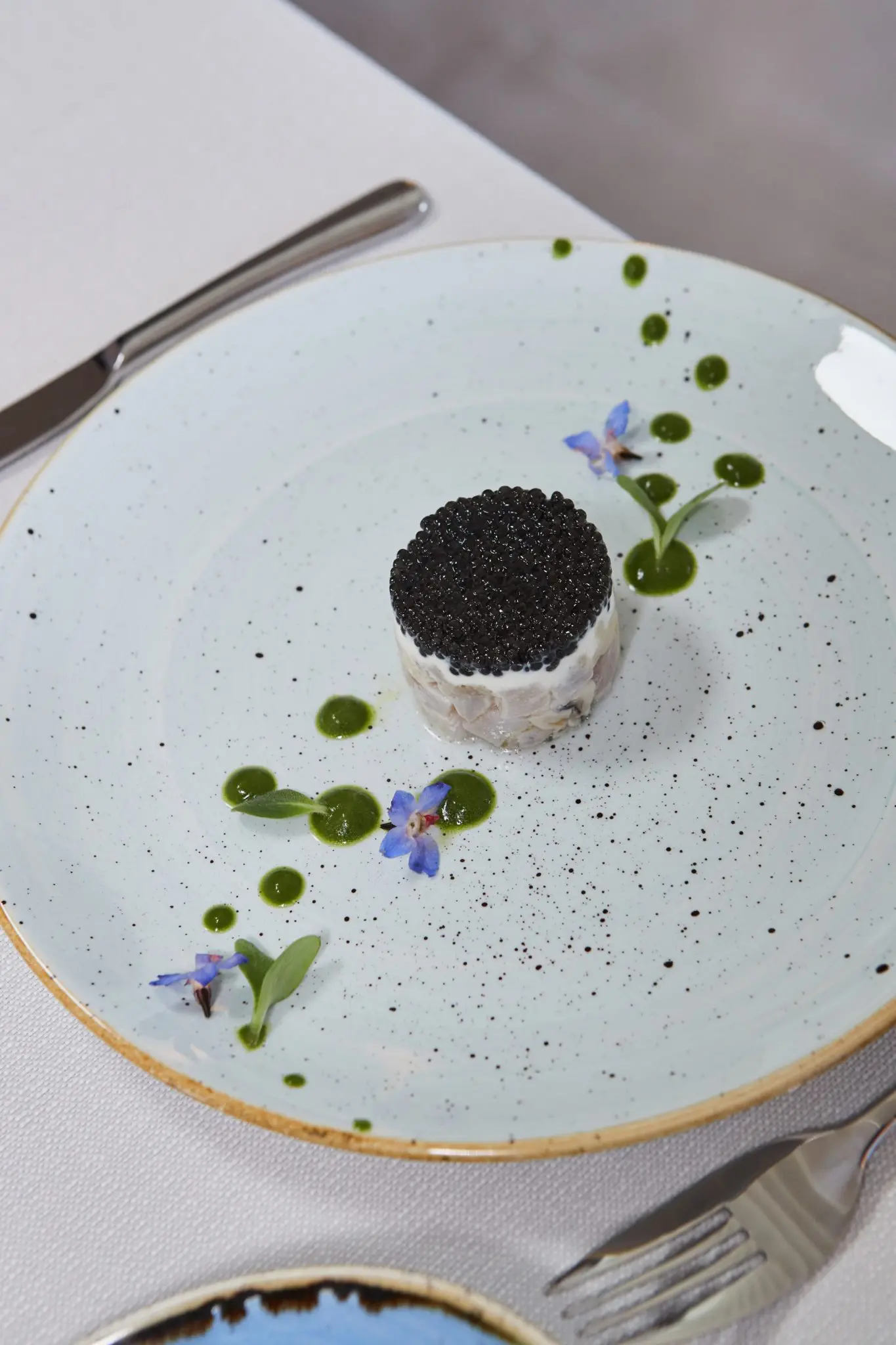 Caviar was a luxurious accompaniment to many of the festival's featured dishes.