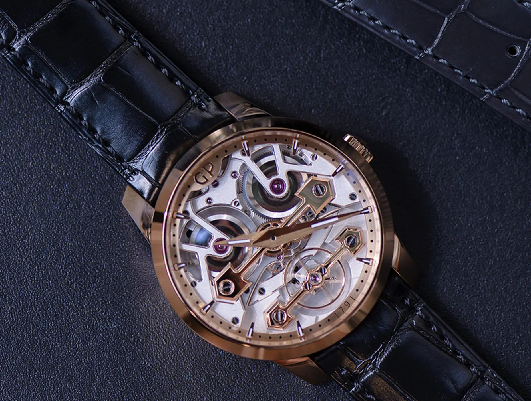 Girard-Perregaux Bridge Collection watch in 18K rose gold 
