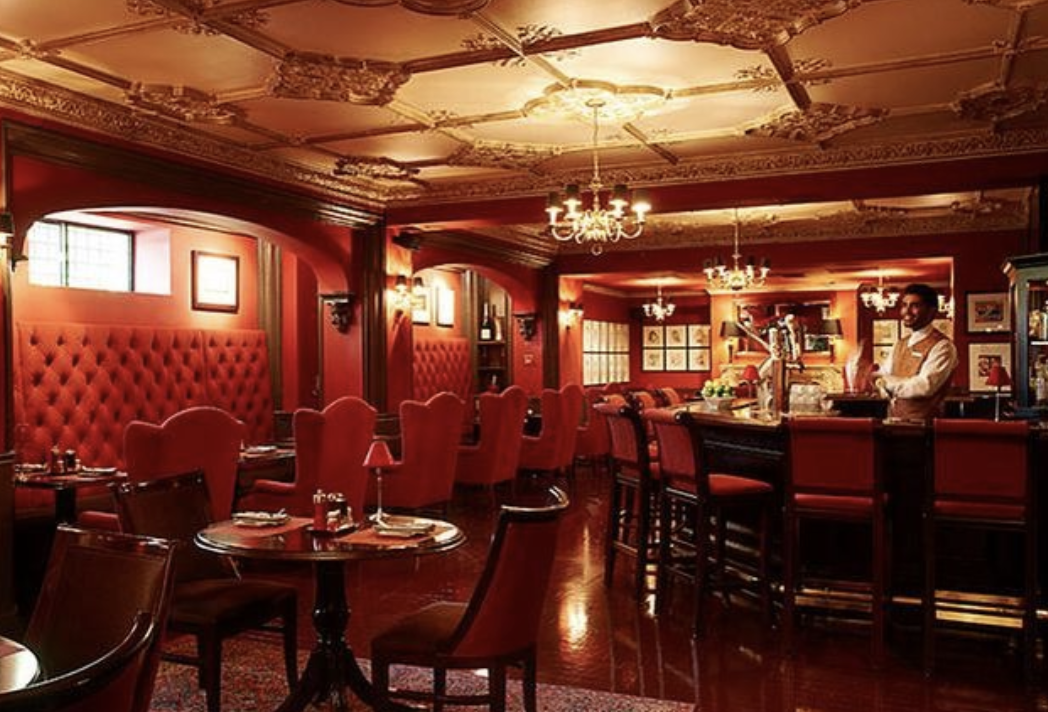 The legendary Off The Record Bar is the perfect place to mingle with political big wigs over martinis. 