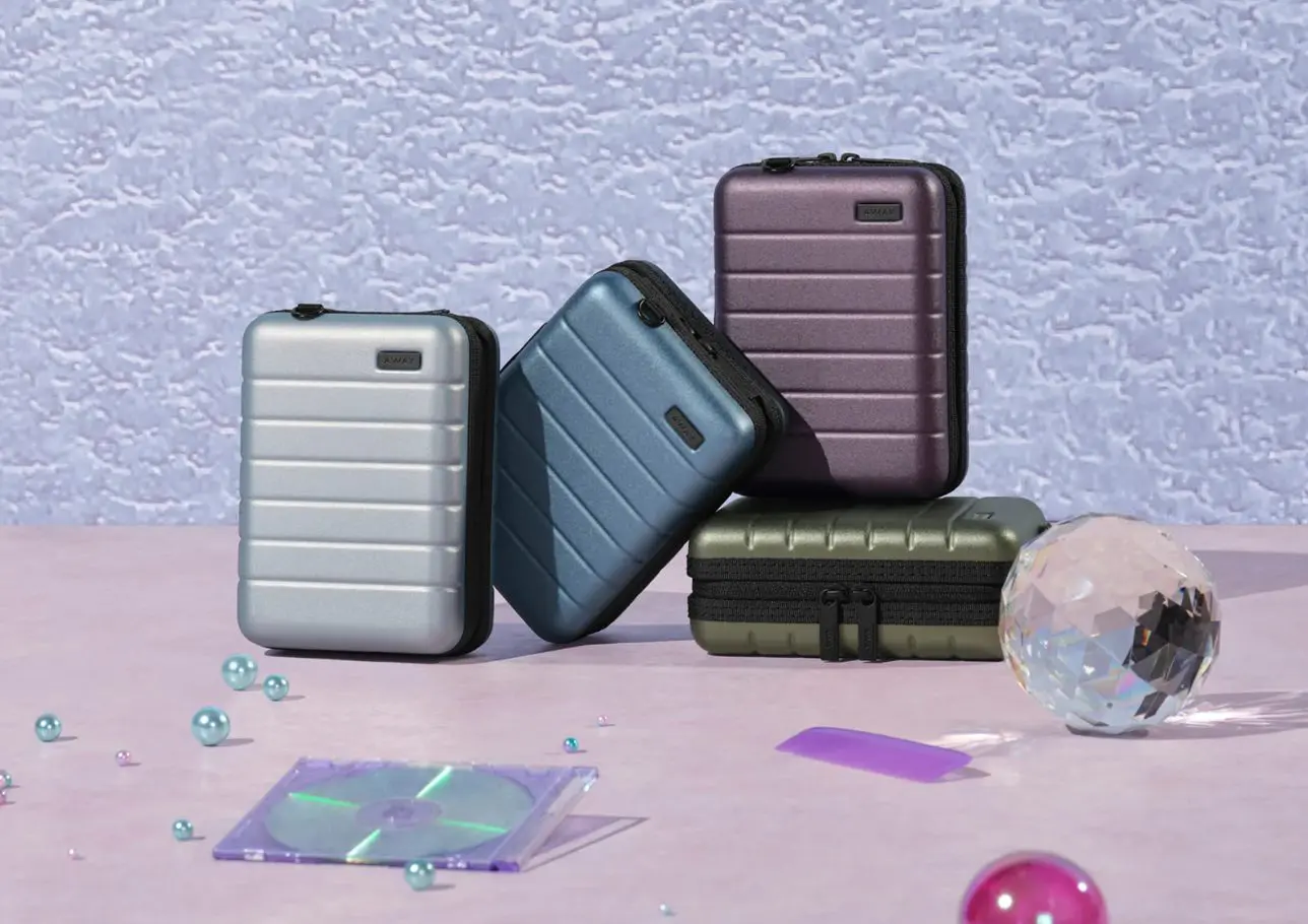 The Minis are also back for small travel essentials. Courtesy of Away
