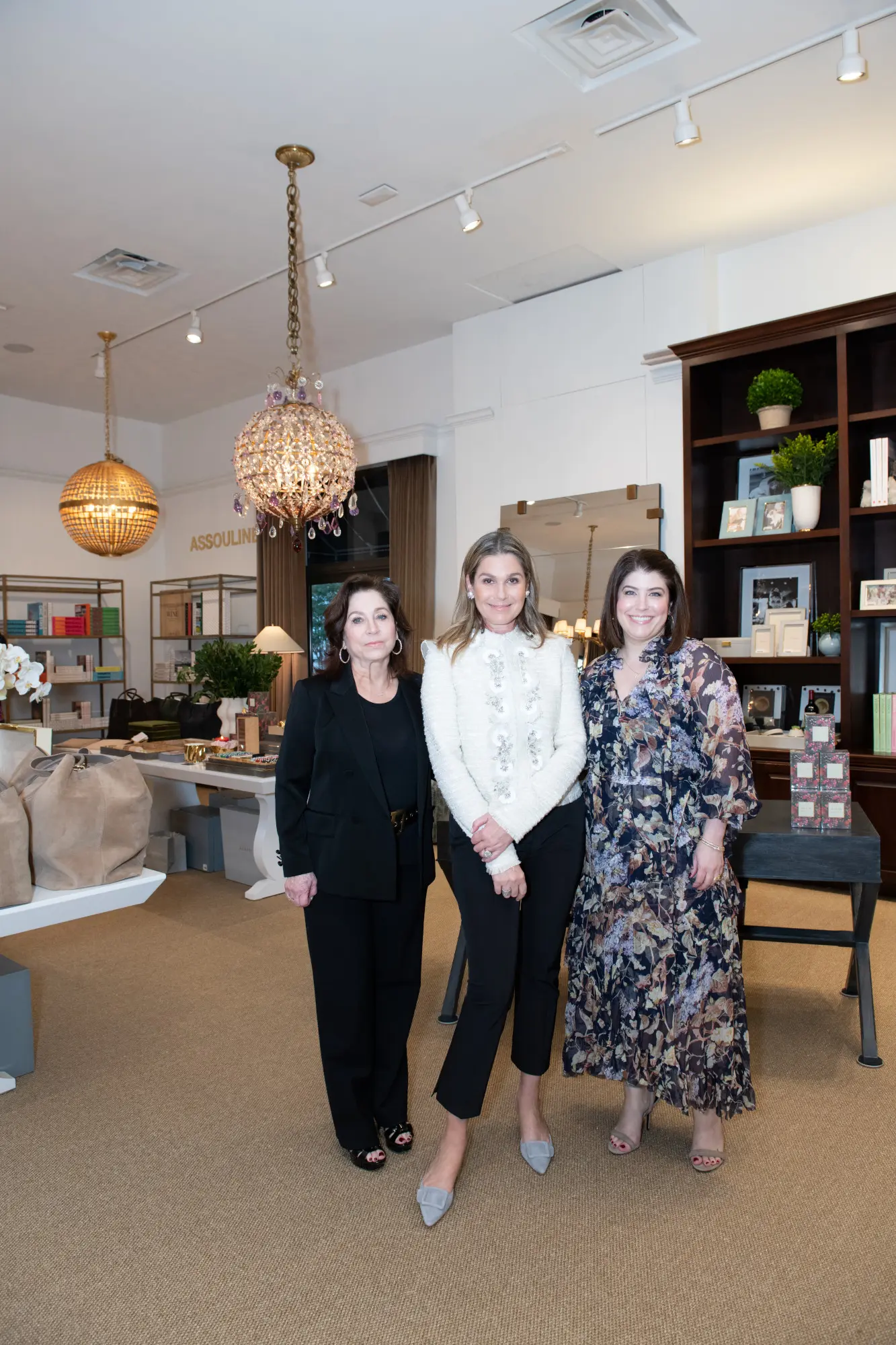 Sylvia Longoria Dorsey, Aerin Lauder, Elizabeth Dorsey Fertitta (Photo by Emile Browne)