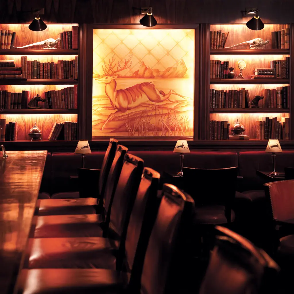 The Mansion Bar is the swankiest place to spend happy hour.