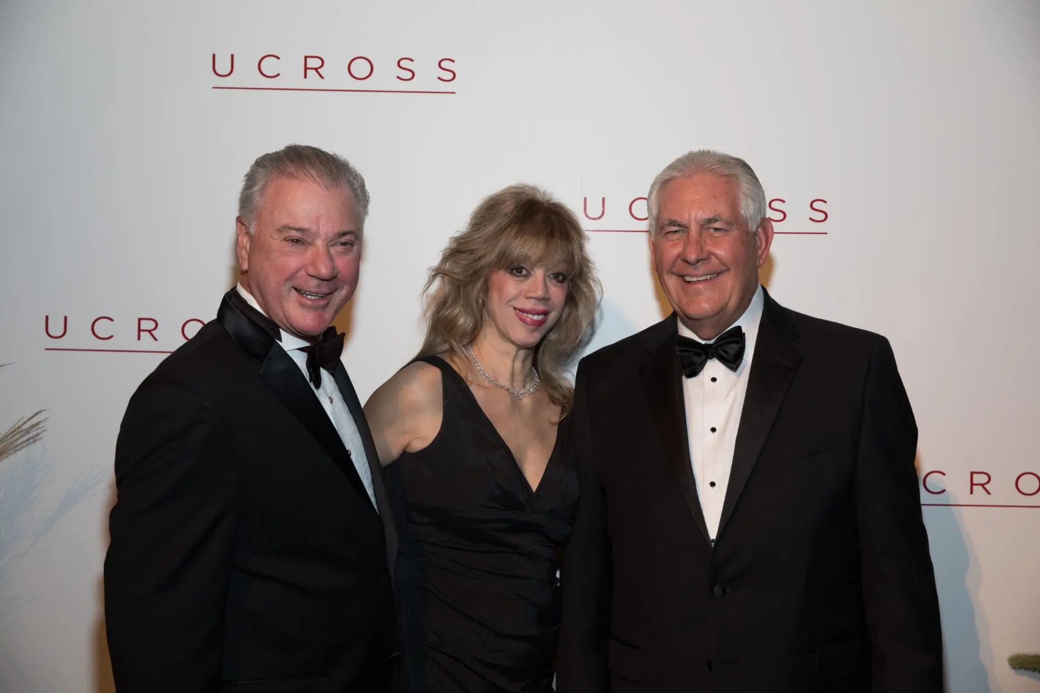 Jesse & Cathy Marion, Rex Tillerson (Photo by Rick Kern/Getty Images for Ucross)