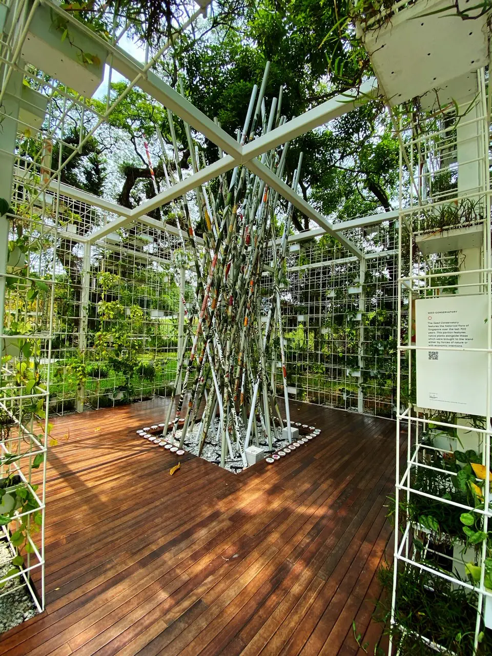 Singapore's  Bicentennial Experience innovative art exhibits are scattered throughout the city’s parks. 
 (Photo by Jane Howze)