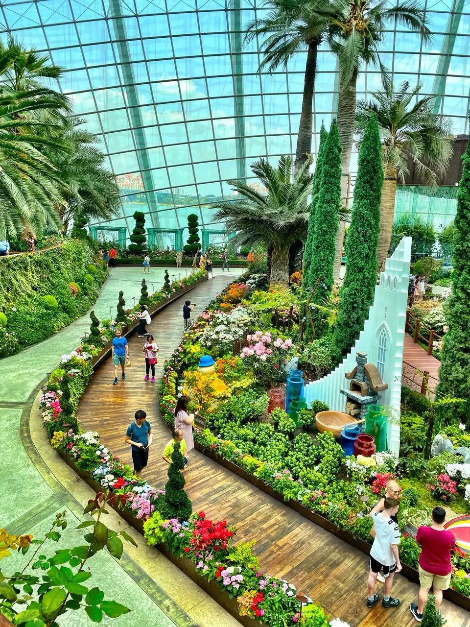 Gardens by the Bay, one of Singapore’s top tourist attractions features the Flower Dome, the world’s largest greenhouse  (Photo by Jane Howze)