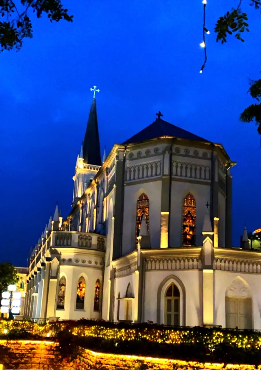 The Singapore church filmed in Crazy Rich Asians (Photo by Jane Howze)