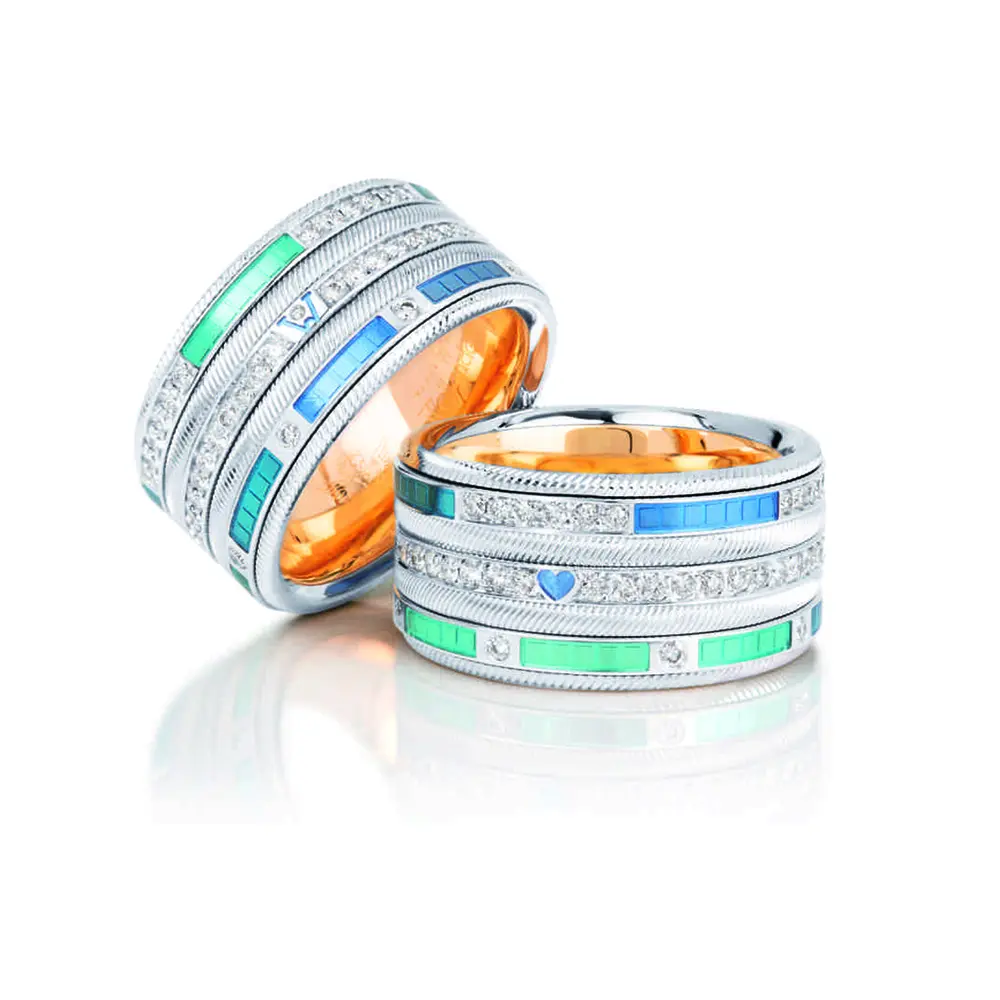 Wellendorff 18k white gold Euphoric Heart ring with diamonds, $29,400.
