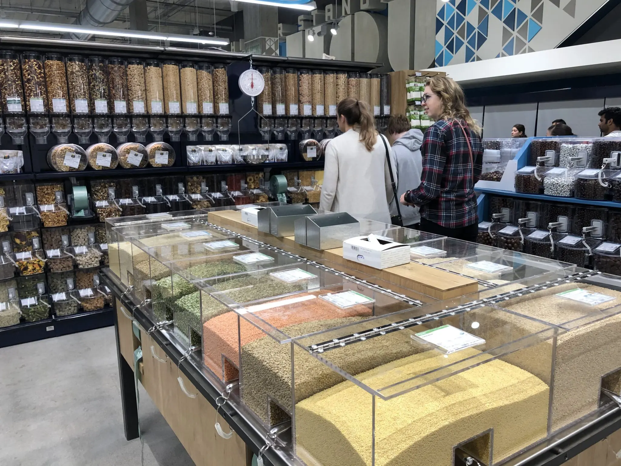 The new store offers a wide selection of bulk goods. (Photo by Chad Miller)