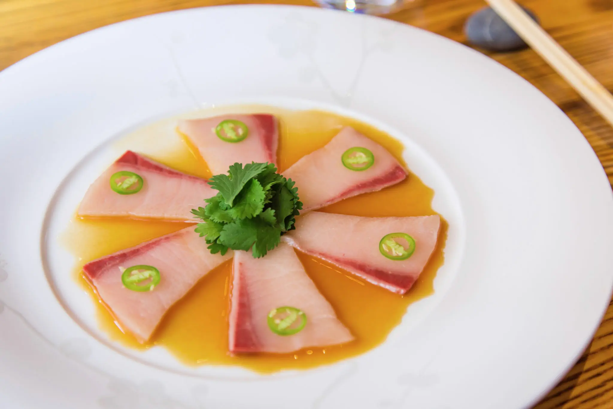 Yellowtail Sashimi with Jalapeño 