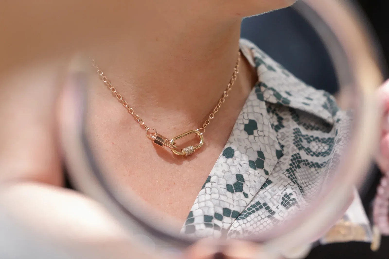 A gorgeous necklace from Ylang23's curated selection. (Photo by William Neal)