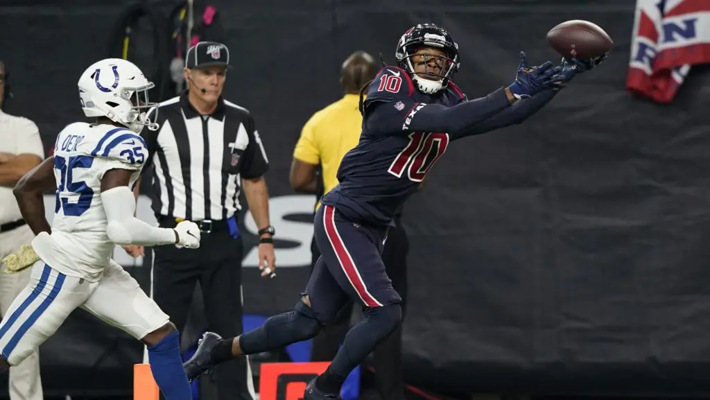 DeAndre Hopkins Turns TDs Into Love, Justin Verlander & Kate Upton Sideline Bond With Watson and Bill O’Brien Triggers a Mosh Pit — Inside a Wild Football Night