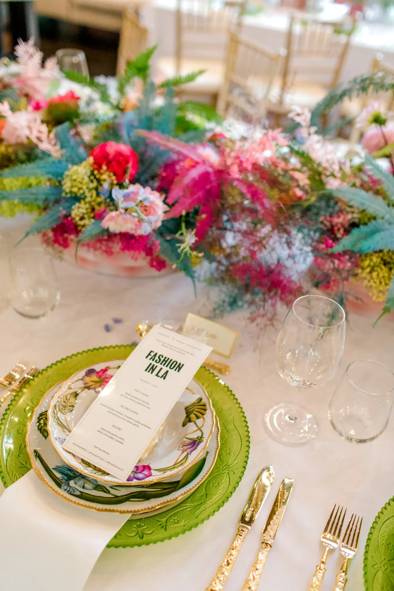 "Fashion in LA" lunch at the home of Nasiba Adilova (Photo by Kristen Dee)