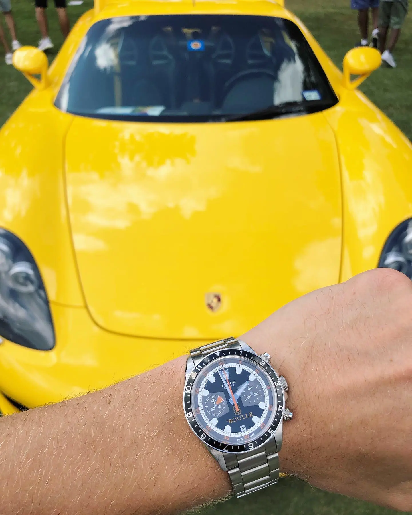 Watches and cars go hand in hand.