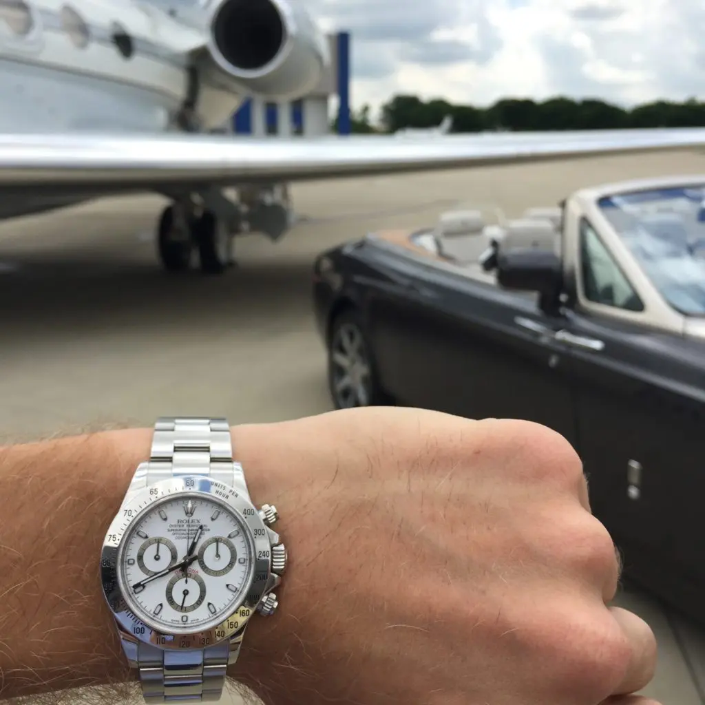 Along with a jet and a luxury car, a timeless watch will complete the package of fine living. 