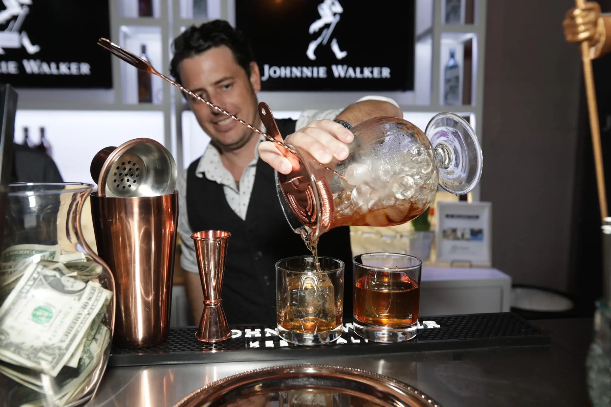 Johnnie Walker pours for fans of Ferrari.