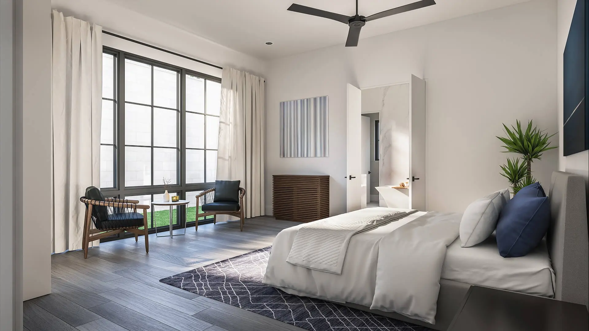 The team at Rosewood Preston Hollow are known for their attention to detail, like spacious master bedrooms boasting walk-in closets equipped with efficient storage. 