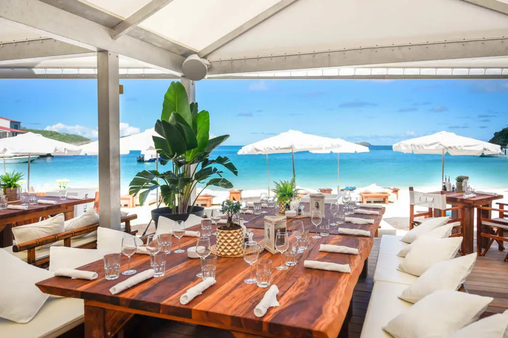 The famous Nikki Beach offered a rare private dinner service for the festival guests
