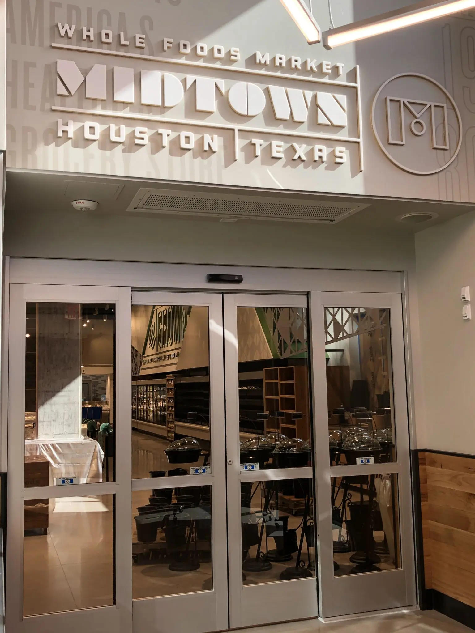 Entrance to the new Whole Foods Market Midtown. (Photo by Chad Miller)