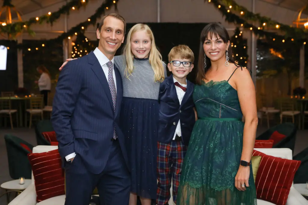 Nick & Beth Zdeblick with their children Kate and William (Photo by Johnny Than)