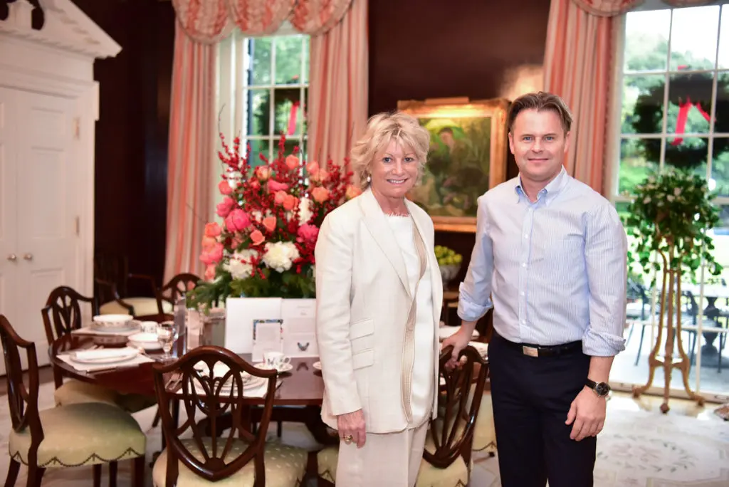 OKA's Sue Jones, Adam Lippes at Sarofim home